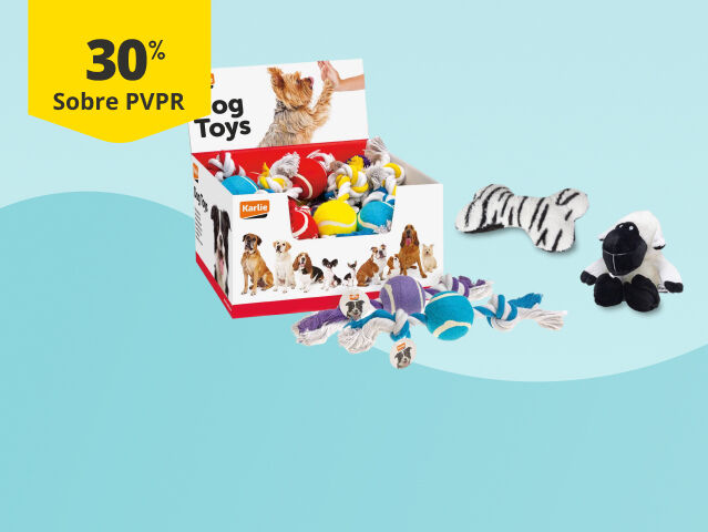 30% PVPR em brinquedos Karlie